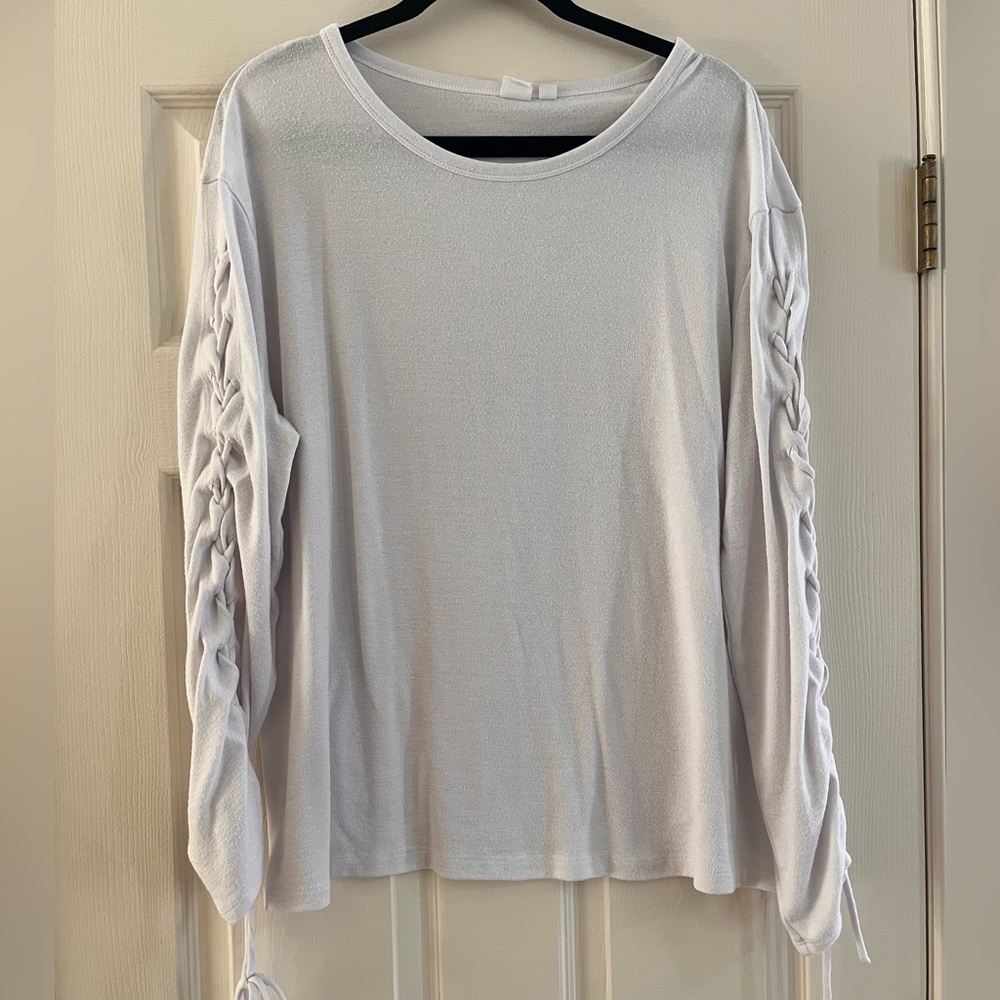 Gap while long sleeve top xl tall